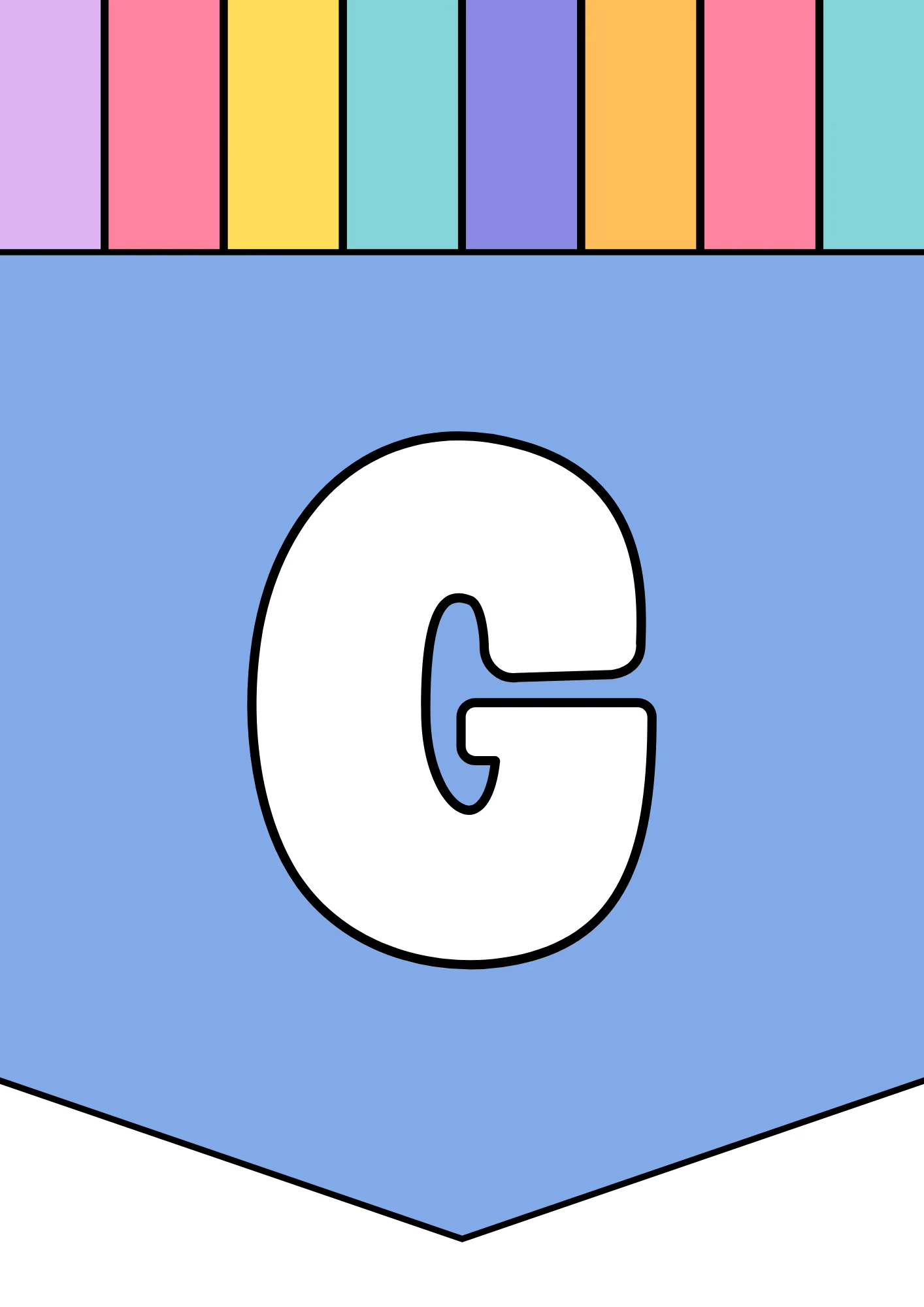 bubble letter g